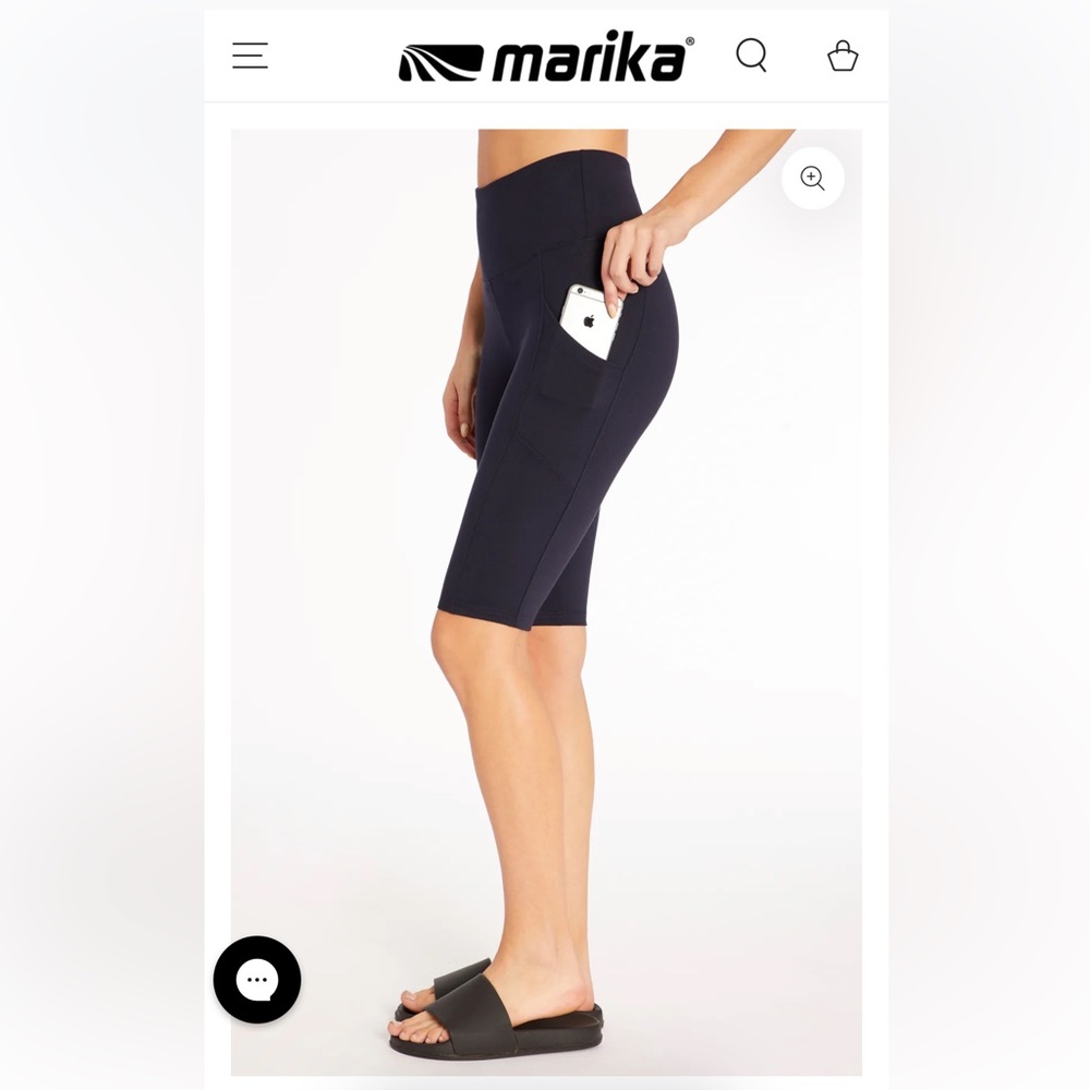 Marika Olivia Side Pocket Tummy Control Bermuda Shorts